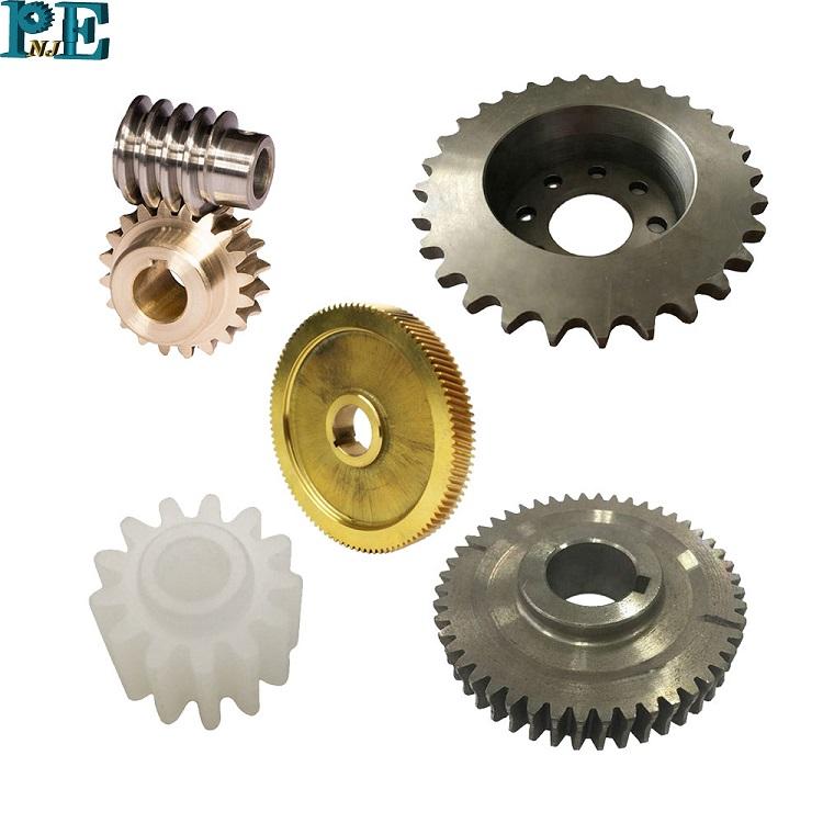 OEM Transmission Machining Parts Plastic Machining Service Custom Gear Machining Brass Stainless Iron Gear Machining