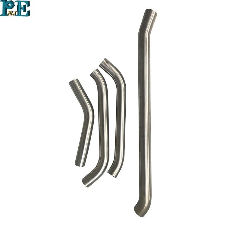 Customized Tube Bending Exhaust Pipe Parts Stainless Steel Big Diameter 76 Exhaust Tube Bending Part