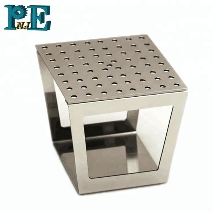 Welded Bracket Custom Stainless Steel Stamping Bending Perforating Sheet Metal Fabrication OEM