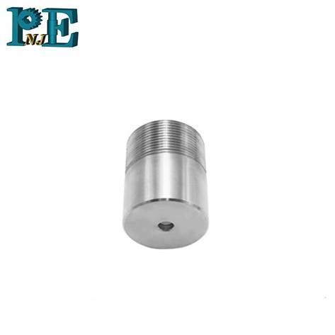 Customized High Precision Machining Service Turning Parts Stainless Steel Parts SS304 Closing Cap with Male Thread