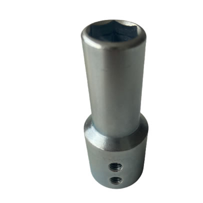 Custom Hex Socket CNC Machining Turning Milling Parts with Heat Treatment and Zinc Plating