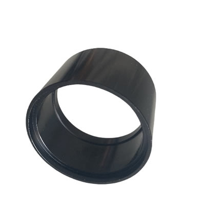 Custom Precision CNC Turning Parts Black Anodized Aluminum Inner Ring