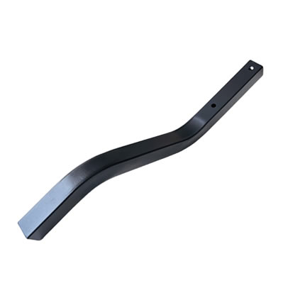 Custom Tube Bending Service Seat Bracket Parts Black Painting Powder Coating Square Pipe Bending