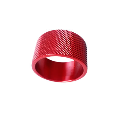OEM CNC Machining Precision Cnc Turning Solid Knurled Anodized Aluminium Fut Knob